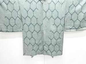 アンティーク　本総絞り　亀甲繋ぎ模様絵羽織